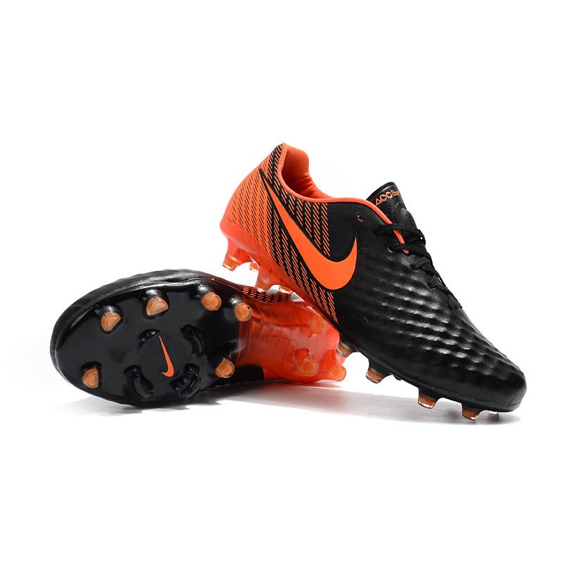 Nike Magista Opus FG Černá oranžový